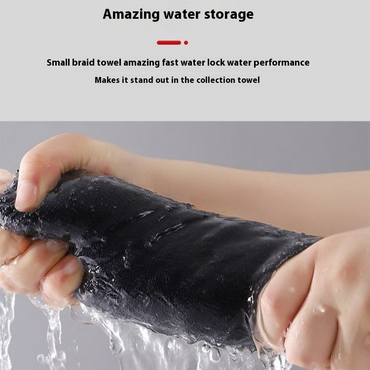 Spiral Absorbent Lint-free Towel For Wiping Cars