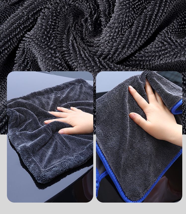 Spiral Absorbent Lint-free Towel For Wiping Cars