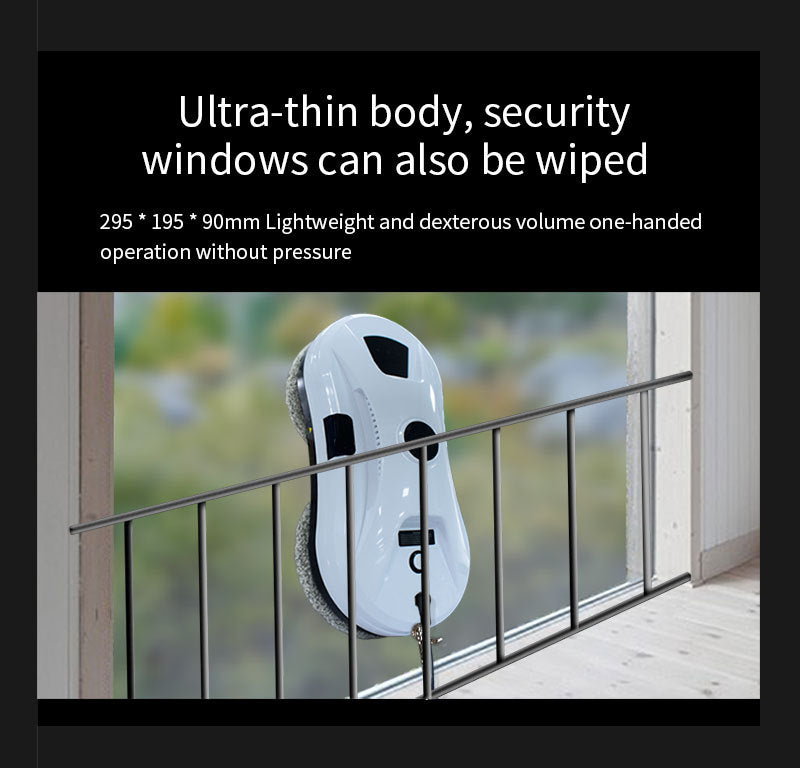 Window Cleaner Robot, Smart Window Cleaner With Automatic Water Spray, Remote Control Robot Window Washer For Windows Tiles Glass Door